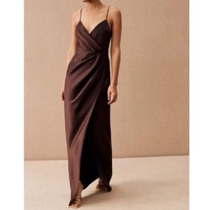 BHLDN Elegant Brown Dress